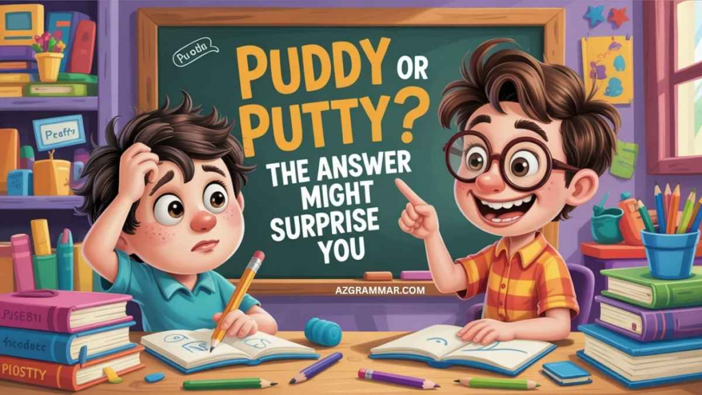 The Short Answer: Puddy or Putty?