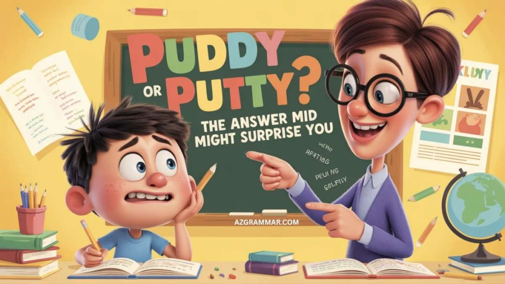 Puddy or Putty in Real Writing