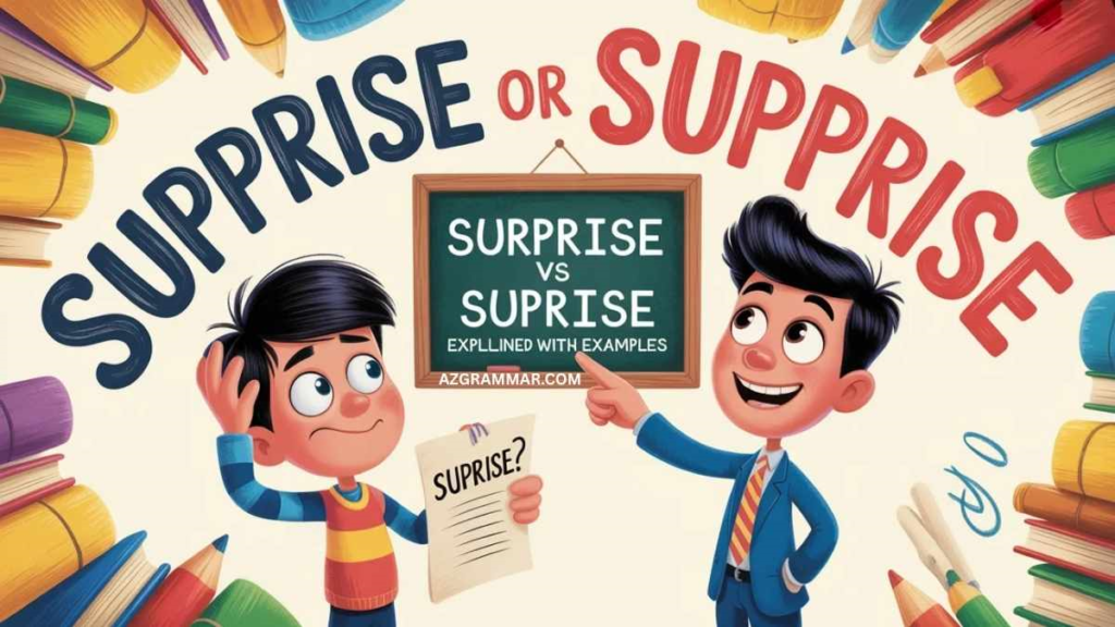 The Correct Spelling of Surprise Full Stop