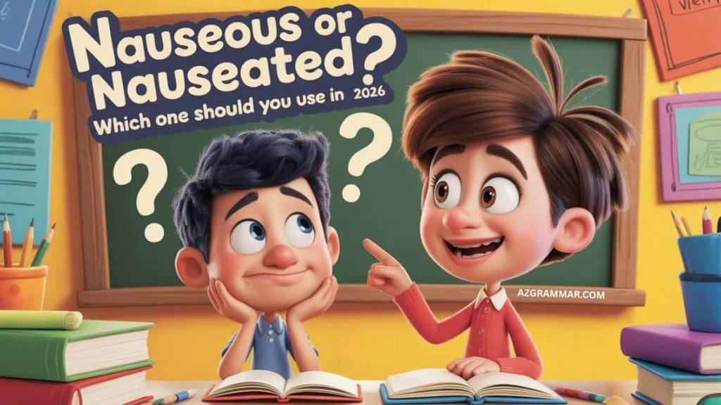 What Do Nauseous and Nauseated Actually Mean?