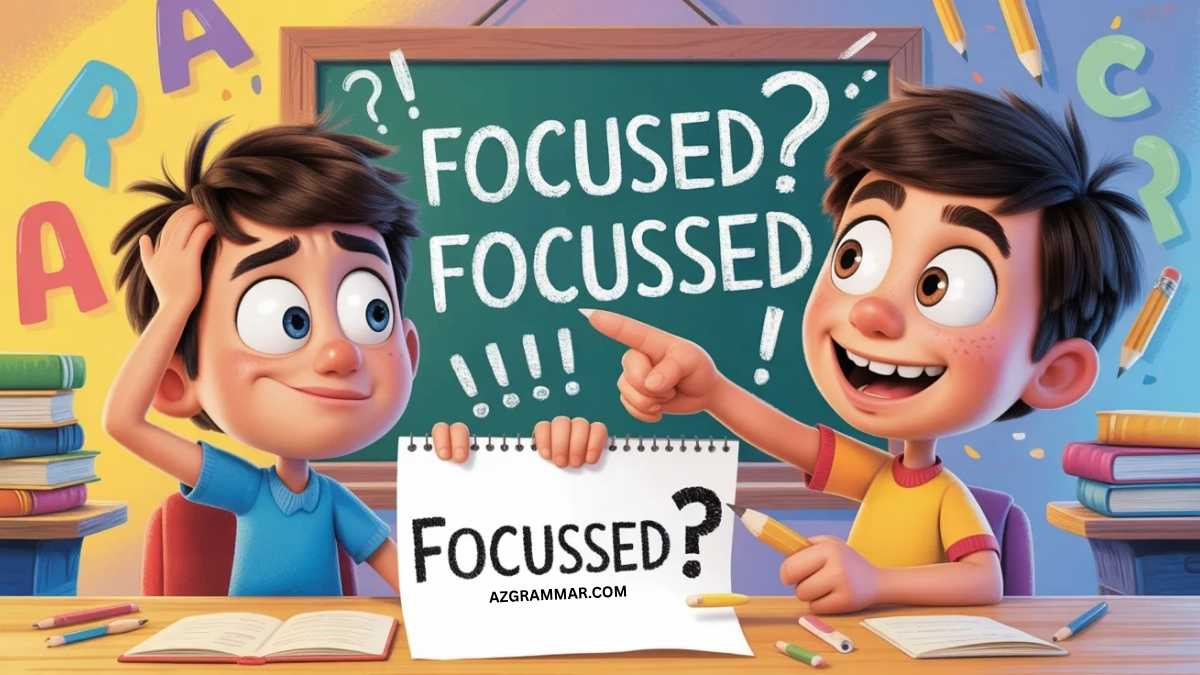 Focussed or Focused: Which Spelling Is Correct? - AZ Grammar
