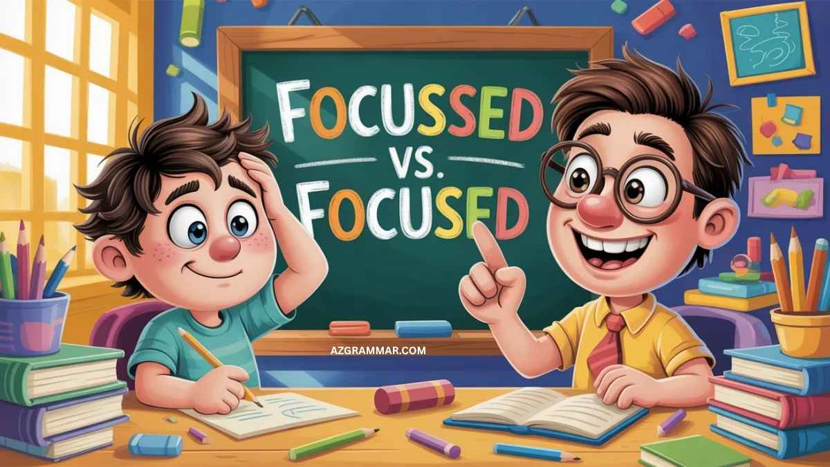 Focussed or Focused: Which Spelling Is Correct? - AZ Grammar