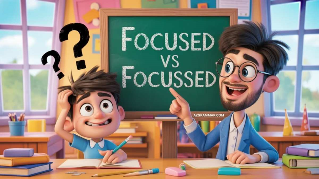 Focussed and Focused Used in Real Sentences