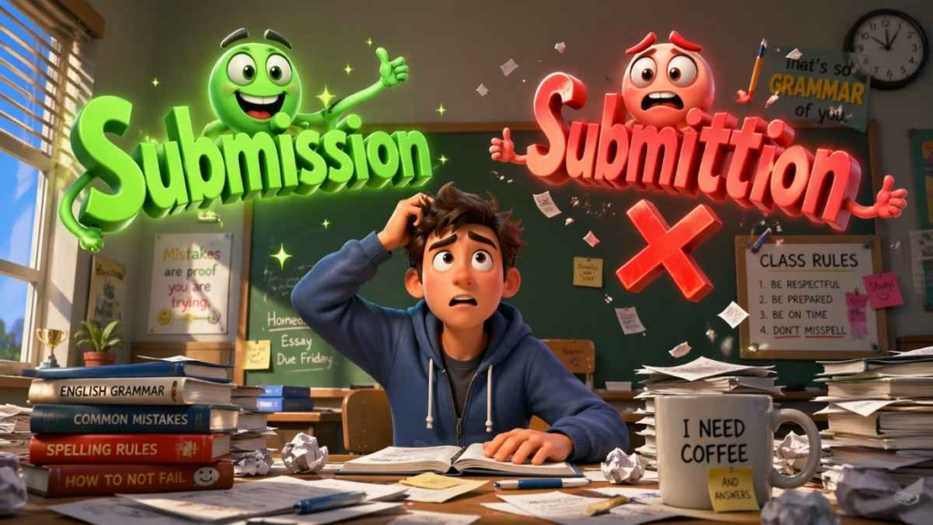 Which One Is Correct: Submission vs Submittion?