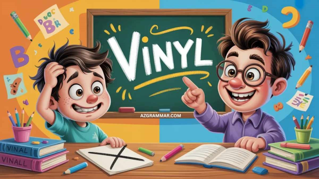 Vinal vs Vinyl — Which One Is Actually Correct?