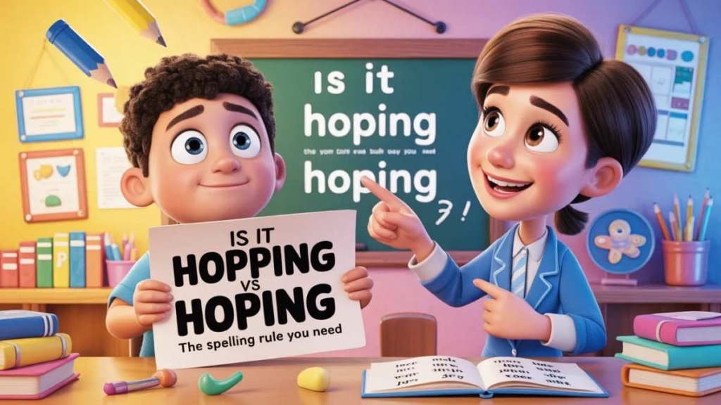 Quick Answer: Hopping or Hoping Which Is Correct?