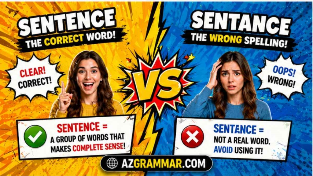 Sentence vs Sentance — What's the Verdict?