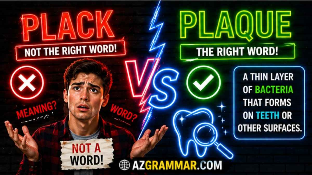 Plack vs Plaque — The Verdict