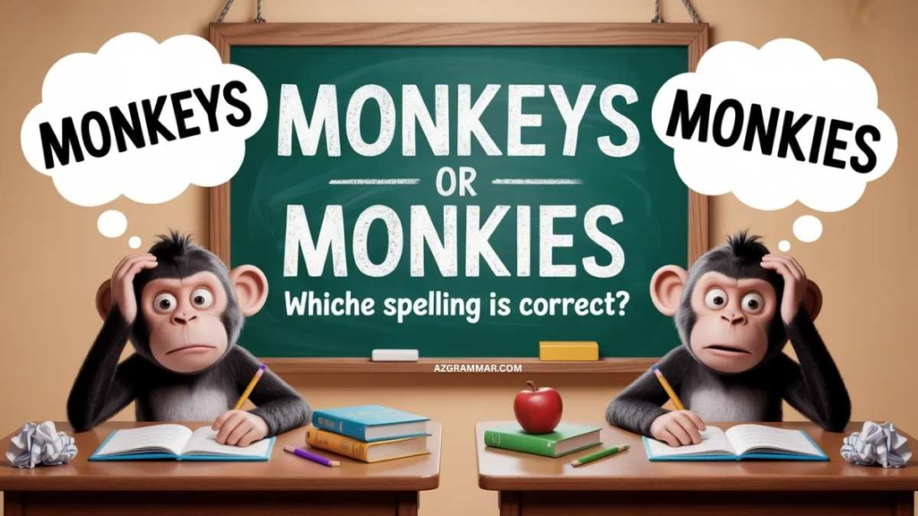 Monkeys vs Monkies — Quick Answer
