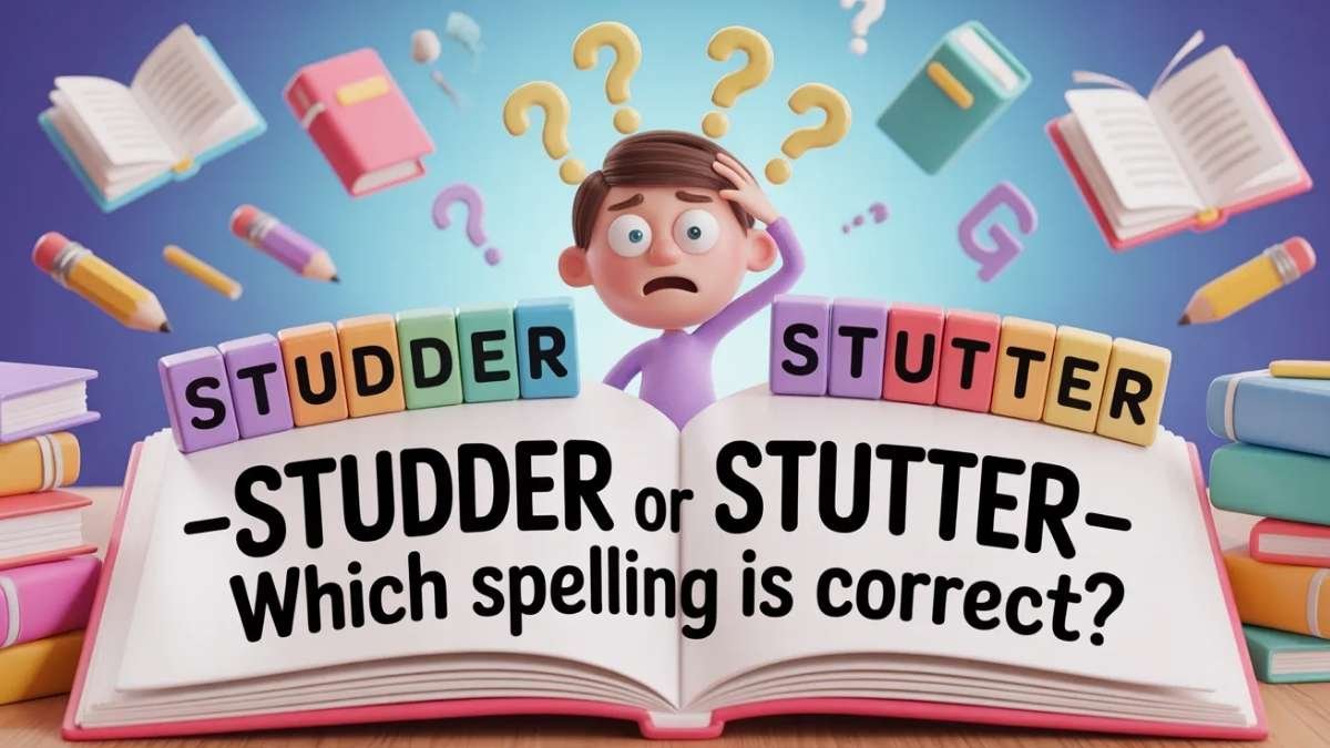 Studder or Stutter – Which Spelling Is Correct? - AZ Grammar