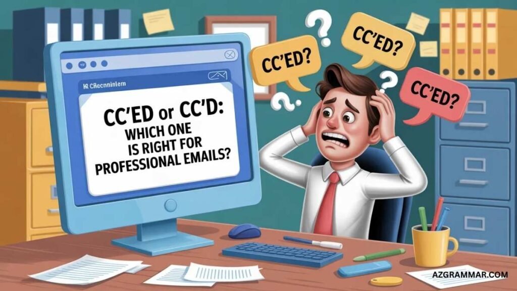 CC’ed or CC’d: Which One Is Right for Professional Emails?