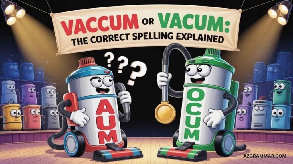Vaccum vs Vacuum — Quick Answer