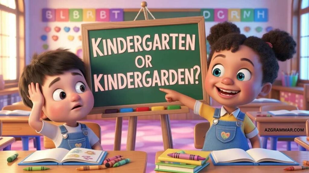 Kindergarten or Kindergarden – Quick Answer