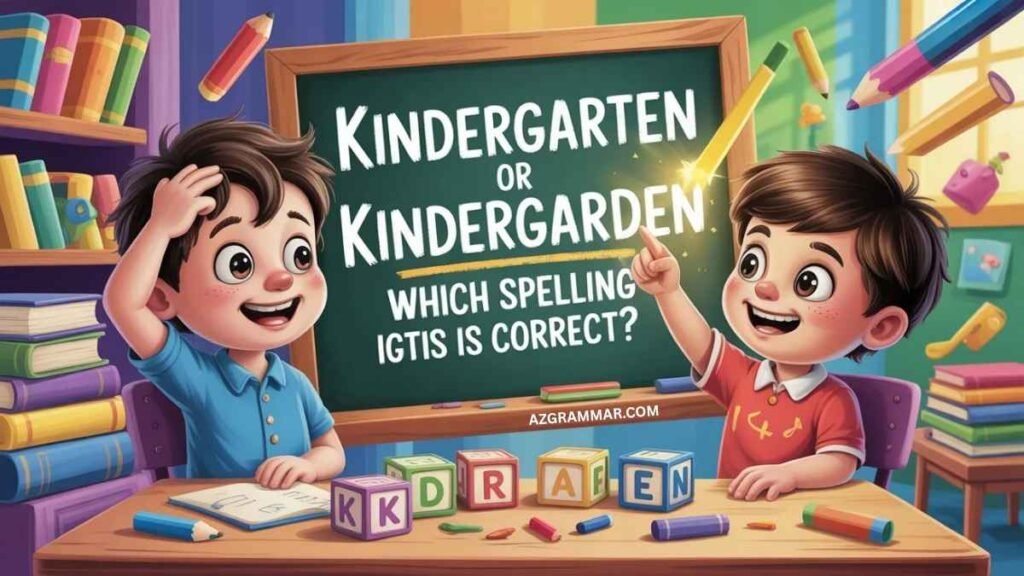 Kindergarten or Kindergarden: Which Spelling Is Correct?