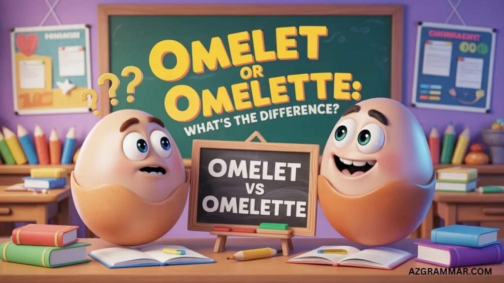 Omelet or Omelette: What’s the Difference and Which One to Use?