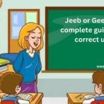 Jeeb or Geeb the complete guide and correct use