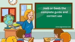 Jeeb or Geeb