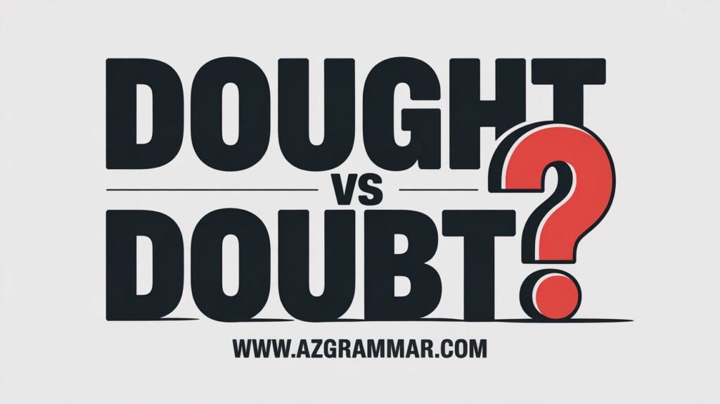 Dought vs Doubt