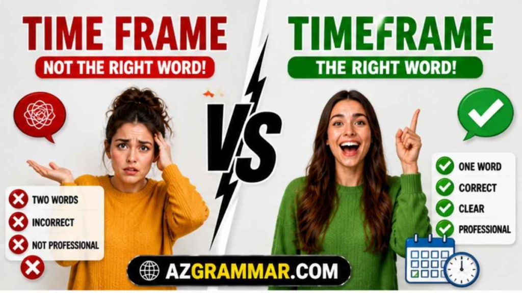 Time Frame vs Timeframe — The Quick Verdict